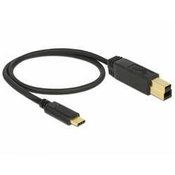 Delock Kabel USB-C USB 3.2 Gen2 USB-C ® zástrčka, USB-B zástrčka 0.50 m černá 83674