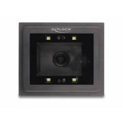 Delock 90600 skener 2D čárového kódu kabelové 2D, 1D LED černá vestavný