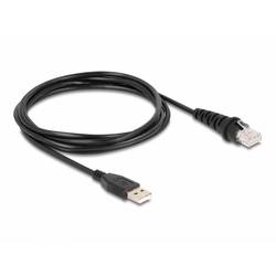 Delock 90600 skener 2D čárového kódu kabelové 2D, 1D LED černá vestavný