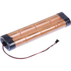 Panasonic Inline L2x4 Graupner Akupack 8 x Sub-C s kabelem, se zástrčkou Ni-MH 9.6 V 3000 mAh