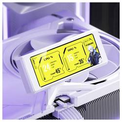 Jonsplus Jonsbo DS339 3,3 IPS sekundärer Bildschirm für den Schreibtisch - weiß Sada LCD panelu bílá