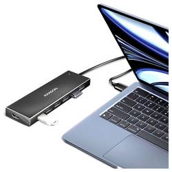 AXAGON HUE-F7A USB Hub 7 portů USB 3.0, microUSB USB 3.2 Gen1 5 GBit/s