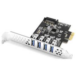 AXAGON PCEU-43RS 4 porty karta USB 3.0 PCIe