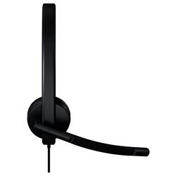 Logitech H570e Headset otevřená (On Ear) kabelová černá Hi-Fi