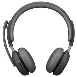 Logitech Zone Headset otevřená (On Ear) Bluetooth®, Bez kabelu stereo grafit headset, omezení hlasitosti, regulace hlasitosti, Vypnutí zvuku mikrofonu Počítače