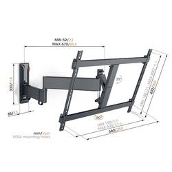 Vogels TVM 3645 TV držák na zeď 101,6 cm (40) - 195,6 cm (77) nakláněcí, naklápěcí