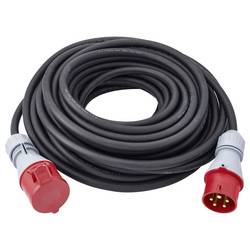 Sygonix SY-7486044 napájecí prodlužovací kabel, 32 A, červená, 25 m