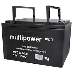multipower MPC100-12I 117751 olověný akumulátor 12 V 100 Ah olověný se skelným rounem (š x v x h) 338 x 217 x 170 mm šroubované M6 odolné proti více cyklům,