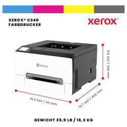 Xerox C240V/EU - Drucker - Farbe - Duple tiskárna laserová A4 26 str./min 25 str./min 2400 x 600 dpi