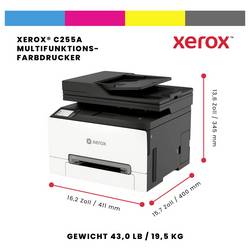 Xerox C255V/AEU - Multifunktionsdrucker multifunkční tiskárna laserová A4 26 str./min 25 str./min 2400 x 600 dpi