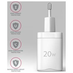AXAGON USB nabíječka, USB Power Delivery (USB-PD) , USB-C® zásuvka (nabíjení), 20 W, QC 3.0, QC 4+, Quick Charge 4.0, Quick Charge 3.0, Smart IC, Adaptivní