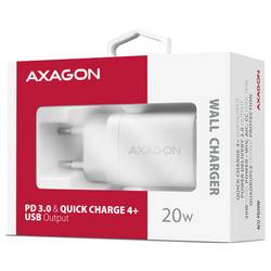AXAGON USB nabíječka, USB Power Delivery (USB-PD) , USB-C® zásuvka (nabíjení), 20 W, QC 3.0, QC 4+, Quick Charge 4.0, Quick Charge 3.0, Smart IC, Adaptivní