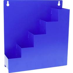 Quadrios 24CA455 Nástěnný držák pro pořadačky na stahovací pásky modrý 5 přihrádky (d x š x v) 30 x 8 x 32 cm