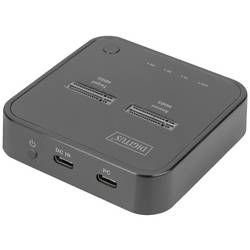 Digitus DA-71545 USB-C™ (USB 3.2 Gen 2) M.2 PCIe NVMe, M.2 dokovací stanice pro pevný disk s funkcí klonování