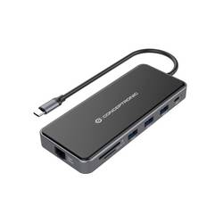 Conceptronic dokovací stanice pro notebook DONN15G 12-in-1 MST Docking Station USB