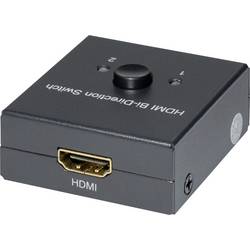 Maxtrack CS 32 L HDMI přepínač lze použít oboustranně 3840 x 2160 Pixel černá