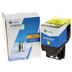 G&G Toner náhradní Lexmark 702HY/ 70C2HY0 kompatibilní žlutá 4000 Seiten NT-FPL701XY