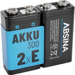 Absina akumulátor 9 V Ni-MH 270 8.4 V 2 ks