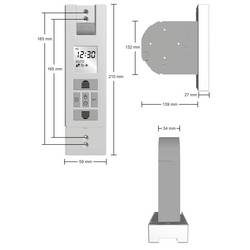 Schellenberg 22727 RD65 PLUS elektrický navíječ rolet 23 mm tažná síla 45 kg vestavné