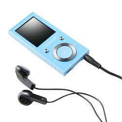 Intenso Video Scooter MP3 přehrávač 16 GB modrá Bluetooth