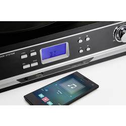 Technaxx TX-22+ USB gramofon řemínkový pohon černá
