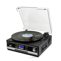 Technaxx TX-22+ USB gramofon řemínkový pohon černá