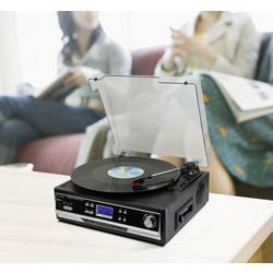 Technaxx TX-22+ USB gramofon řemínkový pohon černá