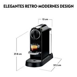 DeLonghi EN 167.B - Citiz 0132191173 kapslový kávovar, černá