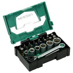 HiKOKI 40030020 sada bitů, profil T, plochý, křížový PH, křížový PZ, šestiúhelník, 1/4