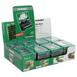 HiKOKI 40030020 sada bitů, profil T, plochý, křížový PH, křížový PZ, šestiúhelník, 1/4