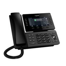 Gigaset Pro P855BW IP PRO šňůrový telefon, VoIP černá