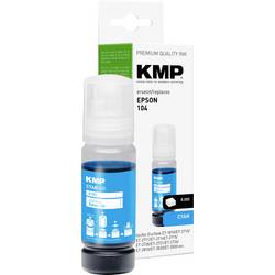 KMP Ink refill náhradní Epson 104, T00P2 kompatibilní azurová 70 ml E192 1648,0003