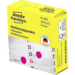 Avery-Zweckform 3850 popisovače etiket Ø 10 mm purpurová 800 ks trvalé papír