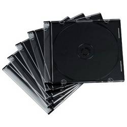 Hama obal na CD 00011432 černá, transparentní plast 20 ks