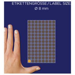 Avery-Zweckform 3178 popisovače etiket Ø 8 mm jasně oranžová 416 ks trvalé papír