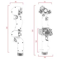Virpil Controls Dual-SF Collective Griff Řízení letu PC černá, RGB