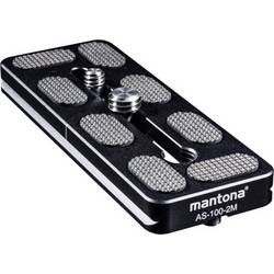 Mantona AS-100-2M deska pro rychlou výměnu Vnější závit=1/4, 3/8