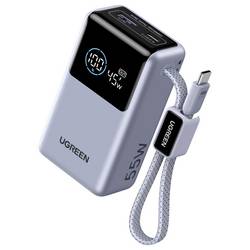 UGREEN powerbanka Li-Ion, 10000 mAh, Power Delivery 3.0, stříbrná, Indikátor stavu