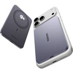 UGREEN powerbanka Li-Ion, 5000 mAh, Qi 2, Power Delivery 3.0, Silver