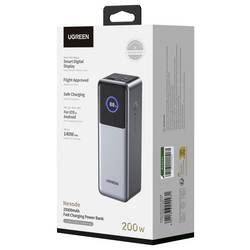 UGREEN powerbanka Li-Ion, 25000 mAh, Power Delivery 3.0, stříbrná, Indikátor stavu
