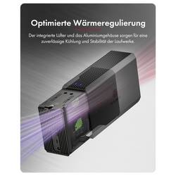 ICY BOX IB-RD3720-CU3 RAID-System für 2x 2,5/3,5 SATA HDD zu USB 3.2 Gen 1 (5 Gbps) RAID pouzdro Počet pevných disků (max.): 2 x 2.5 palec, 3.5 palec