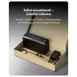 ICY BOX IB-RD3720-CU3 RAID-System für 2x 2,5/3,5 SATA HDD zu USB 3.2 Gen 1 (5 Gbps) RAID pouzdro Počet pevných disků (max.): 2 x 2.5 palec, 3.5 palec