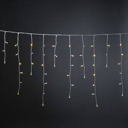 Konstsmide světelný závěs - zmrzlé kapky venkovní 230 V/50 Hz Energetická třída (EEK2021): E (A - G) 200 LED jantar (d x š x v) 1507 x 507 x 70 cm