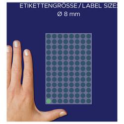 Avery-Zweckform 3012 popisovače etiket Ø 8 mm zelená 416 ks trvalé papír