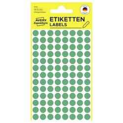 Avery-Zweckform 3012 popisovače etiket Ø 8 mm zelená 416 ks trvalé papír