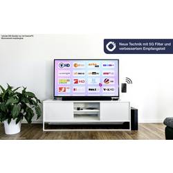 Oehlbach Scope Vision 5G DVB-T2 Aktivní plochá DVB-T/T2 anténa vnitřní černá