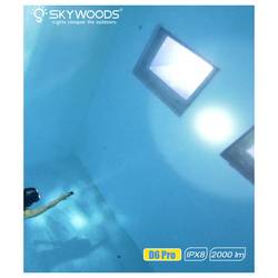 Skywoods 738874870046 LED potápěčská svítilna 2000 lm napájeno akumulátorem černá