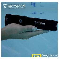 Skywoods 738874870046 LED potápěčská svítilna 2000 lm napájeno akumulátorem černá