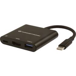 Conceptronic dokovací stanice pro notebook DONN01B 3-in-1 USB 3.2 Gen 1 Docking St