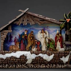 Konstsmide 4286-000 LED svítilna jesle teplá bílá LED hnědá naplněné vodou, časoměřič